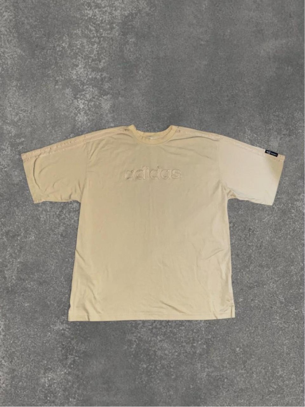 Adidas Men’s Cream Logo T-Shirt